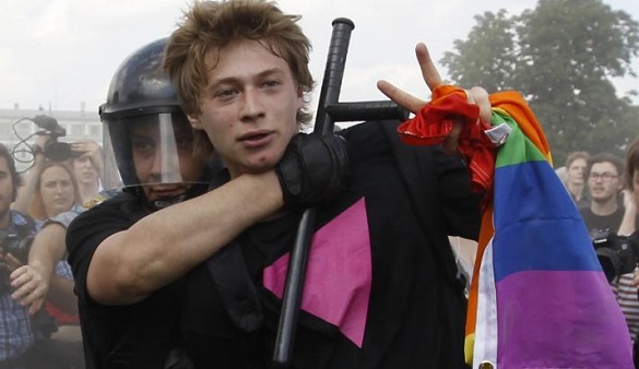 sochi russia rainbow flag sega protest