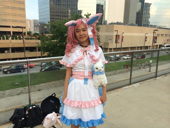 This Sylveon comes equip with an alpaca for the ultimate in adorable